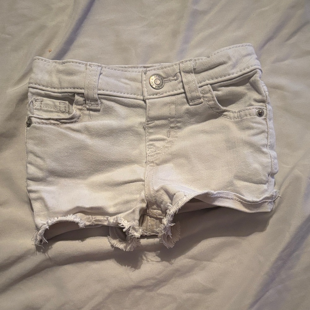 Cat & Jack White Kids Denim Shorts